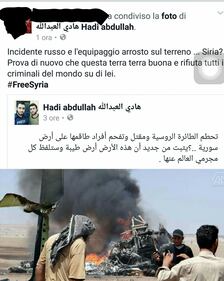 Quei fan italiani dei ribelli siriani che festeggiano la morte dei piloti russi 8