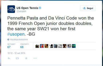 Pennetta Pasta e Da Vinci Code, l'ironico cinguettio 1