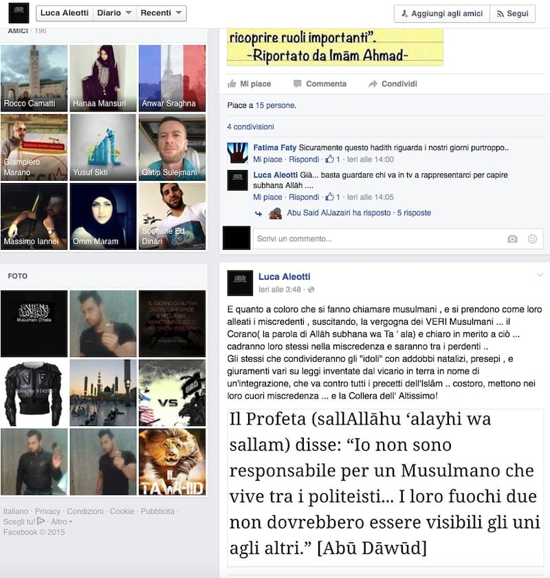 Gli screenshot che "inchiodano" Luca 12
