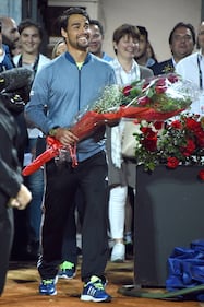 Flavio Pennetta si commuove a Roma 13