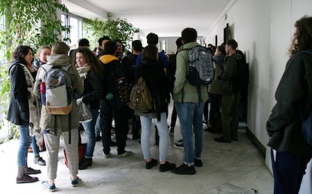 Il presidio di protesta degli studenti 7