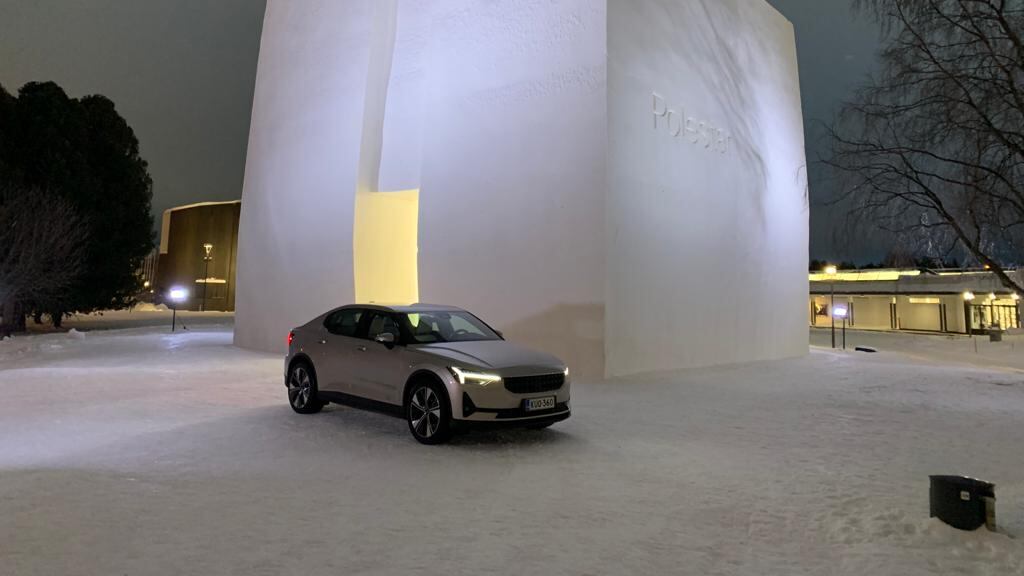 Polestar 2, Snow Space e il Circolo Polare Artico
