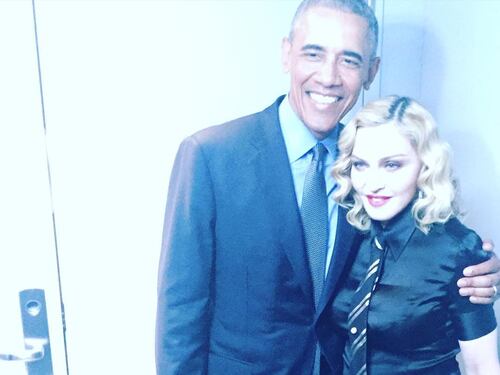Le foto da fan di Madonna con Barack Obama