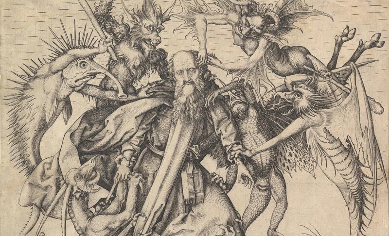 Sant'Antonio Abate di Martin Schongauer 