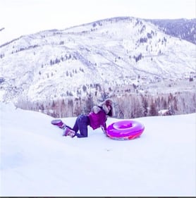 Rihanna, festa sulla neve per i 26 anni 7