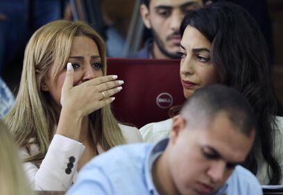 Amal Clooney in aula al processo contro i giornalisti 4