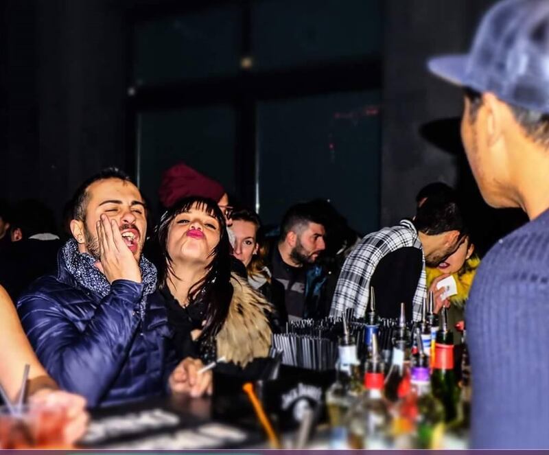 ylenia e il fidanzato in discoteca