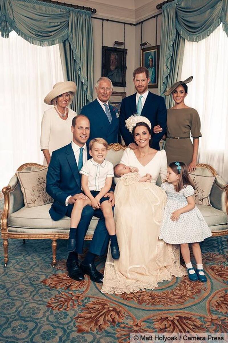 Le foto ufficiali del battesimo del principe Louis 4