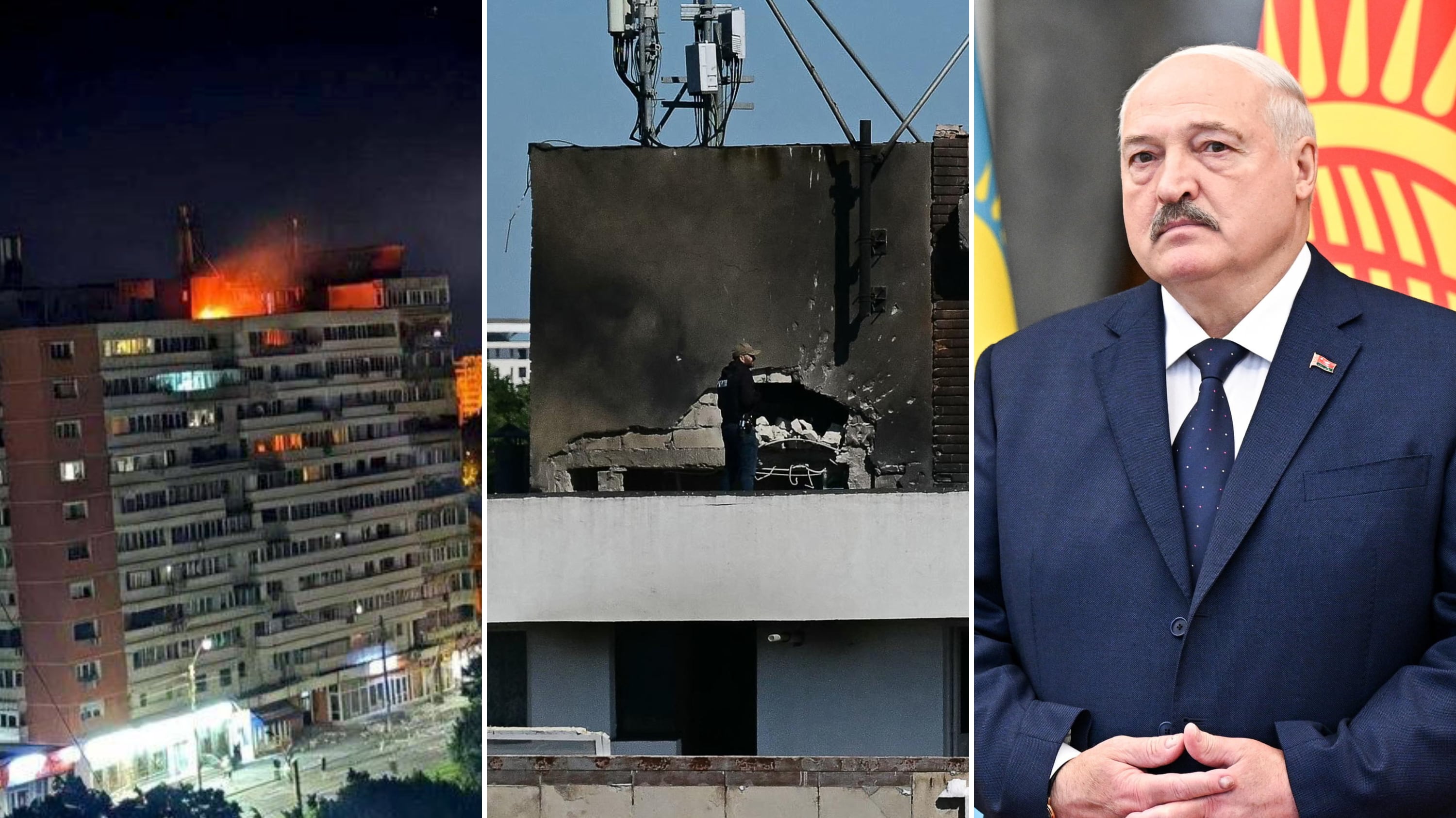 Drone russo colpisce un palazzo in Romania. Meloni: "Atto gravissimo". Affondo del presidente bielorusso Lukashenko: "È una donna, non può mediare con Mosca"