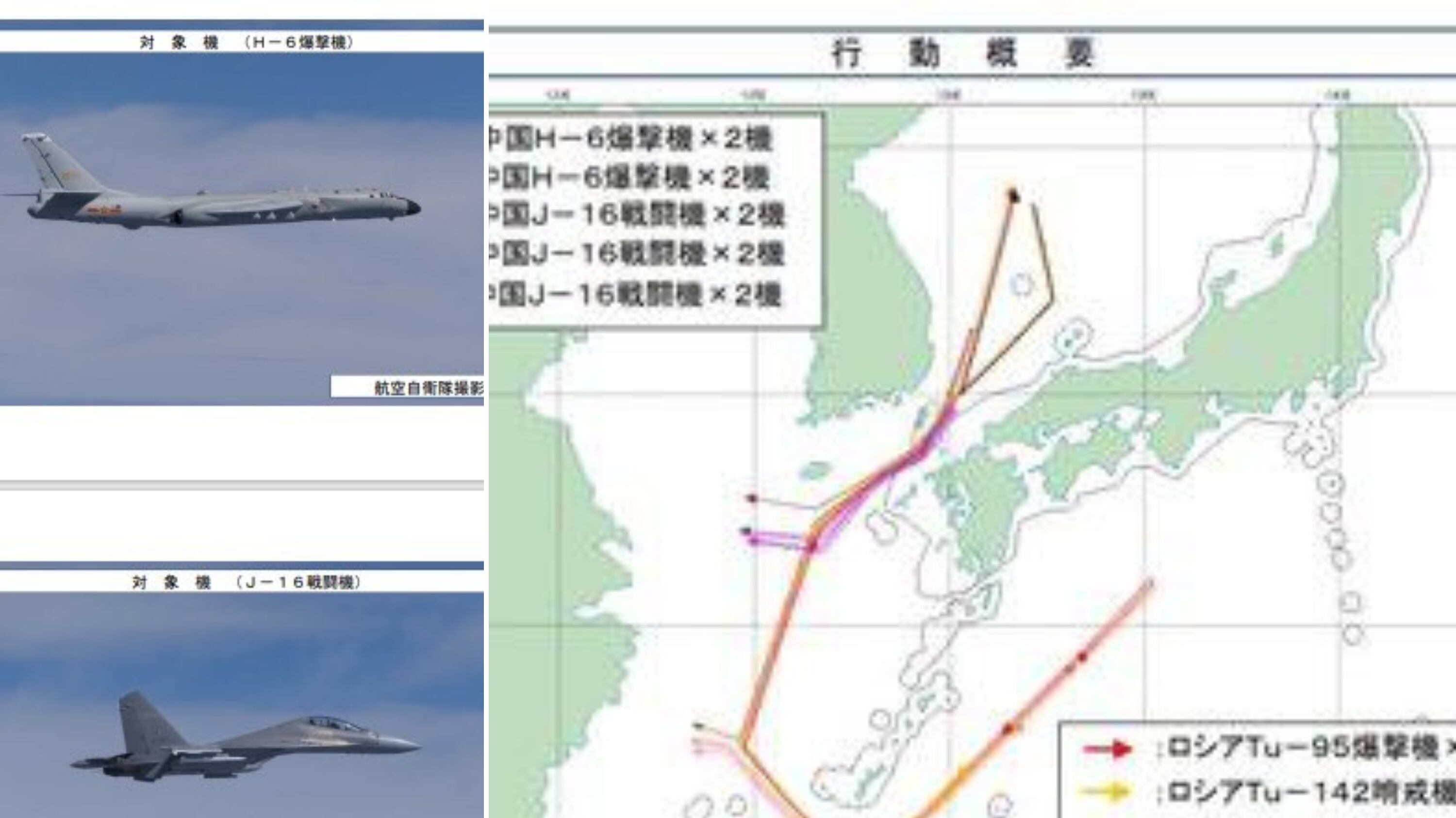 Caccia in volo contro bombardieri russi e cinesi: altissima tensione nei cieli d’Asia