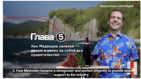 Mentana: "Questo è il video-denuncia di Navalny contro Medvedev"