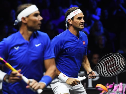 L'ultima volta di Federer (insieme a Nadal): re Roger dice addio al tennis