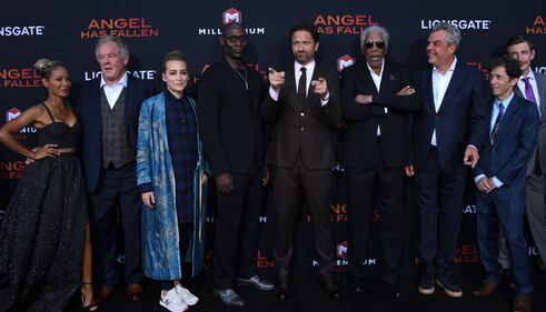 Gerard Butler alla premiere del film "Angel Has Fallen" 1