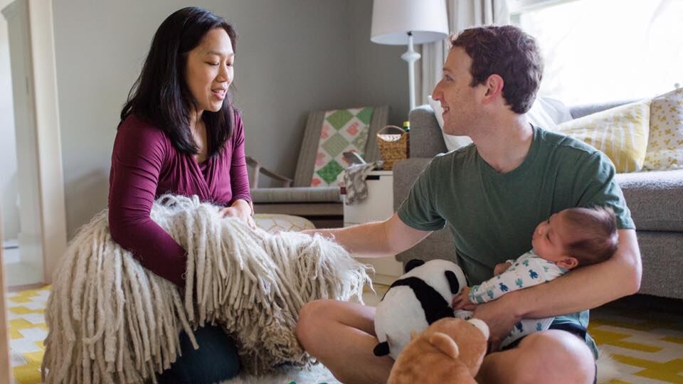 L'annuncio di Zuckerberg: "Aspettiamo un'altra bambina"