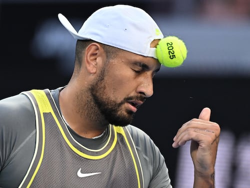 Disastroso Kyrgios: subito eliminato dagli Australian Open impreca in diretta tv
