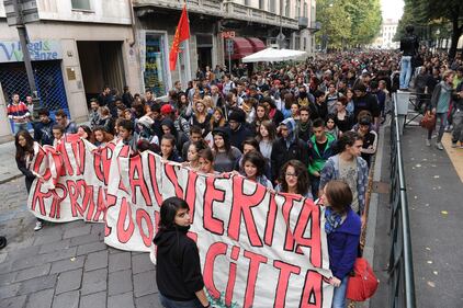 Studenti in piazza contro il ddl Profumo 7