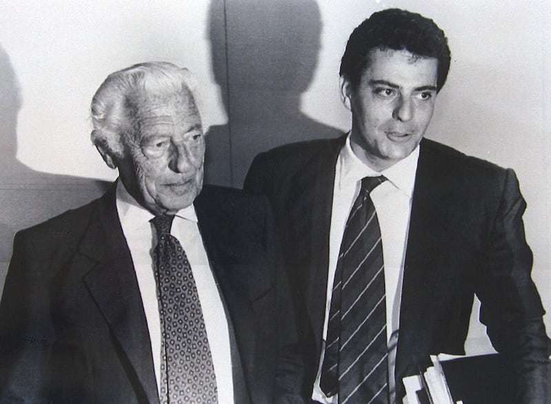 Giovanni Alberto con lo zio Gianni Agnelli
