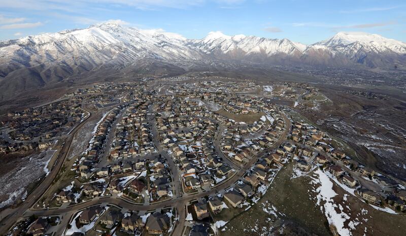 Sobborghi di Salt Lake City. L'Idaho è uno degli Stati che ha visto un aumento della popolazione nell'ultimo decennio