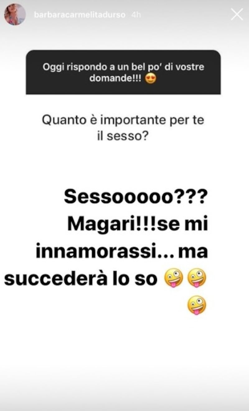 Risposte Barbara d'Urso