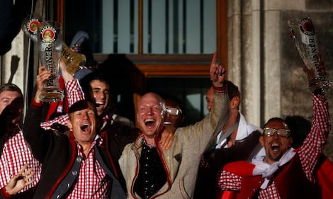 Ecco i festeggiamenti dei grandi club europei di calcio 11