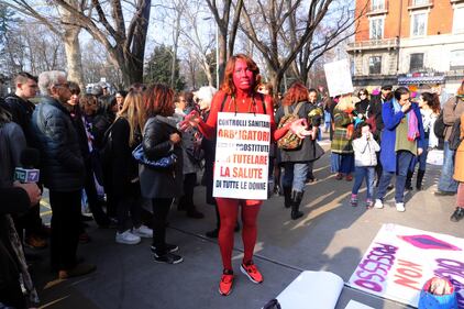 Manifestazione a Milano per l'8 Marzo  3