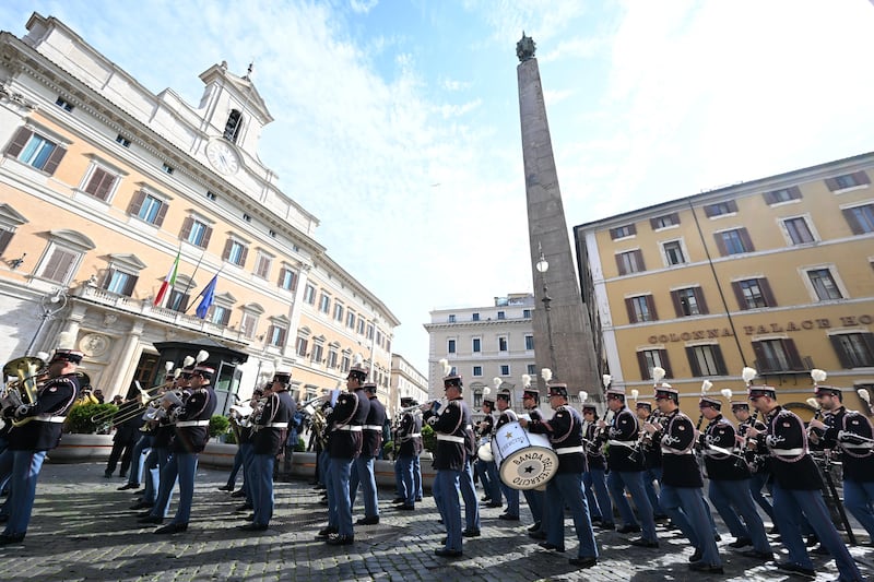 Concerto per ""Montecitorio a porte aperte" della Banda dell'Esercito Italiano 2