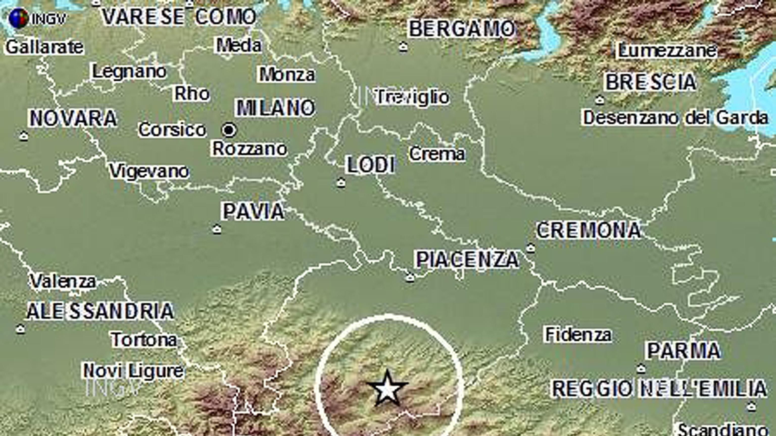 Terremoto, scossa a Bologna e Parma