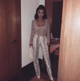 Kim Kardashian, hot in rosa su Instagram 7