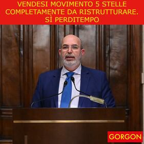 Ecco la satira del giorno. Vendesi M5S 1