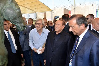Expo, Berlusconi visita la mostra "I Tesori d'Italia" 6
