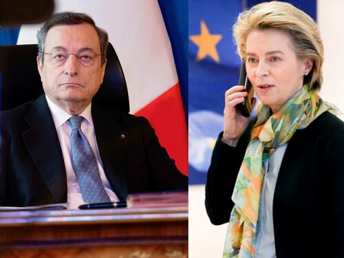 Draghi sente Von der Leyen: "Più proporzionalità nella gestione migranti"