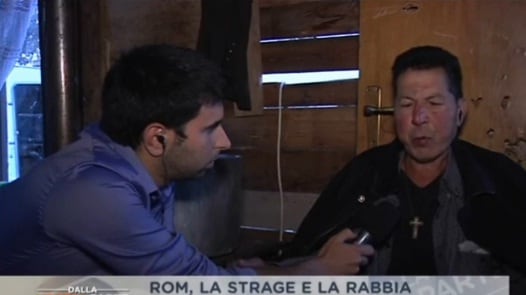 Incidente, il padre del rom: "Ero io alla guida di quell'auto" Del Debbio: "Ma lei è sbronzo"