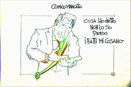 La vignetta del giorno: da Villa Pamphili va in onda Zelig 1