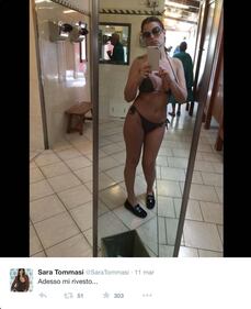 Sara Tommasi in versione Eyes Wide Shut 10