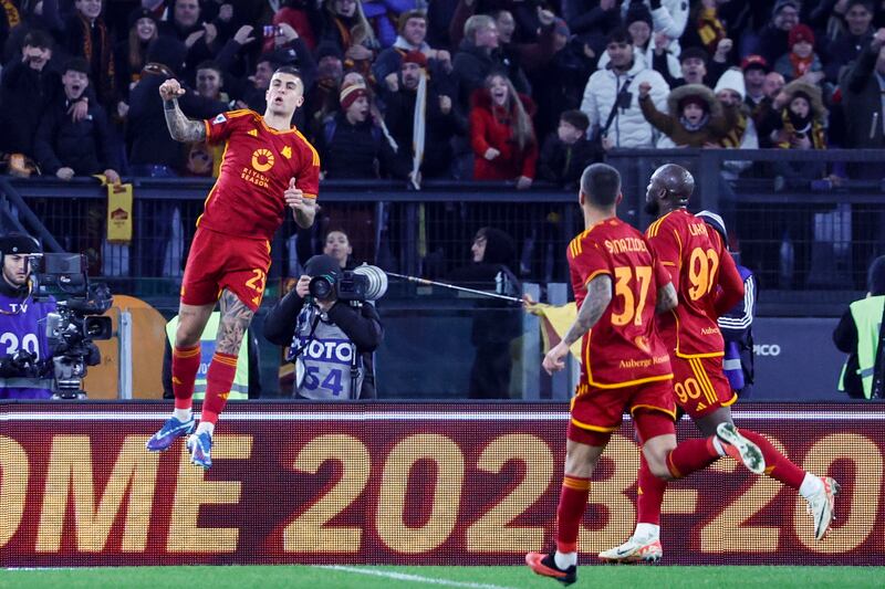 Mancini gol Roma Udinese
