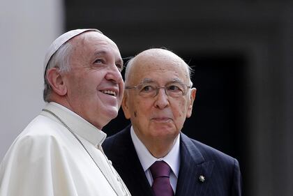 Il Papa da Napolitano 1