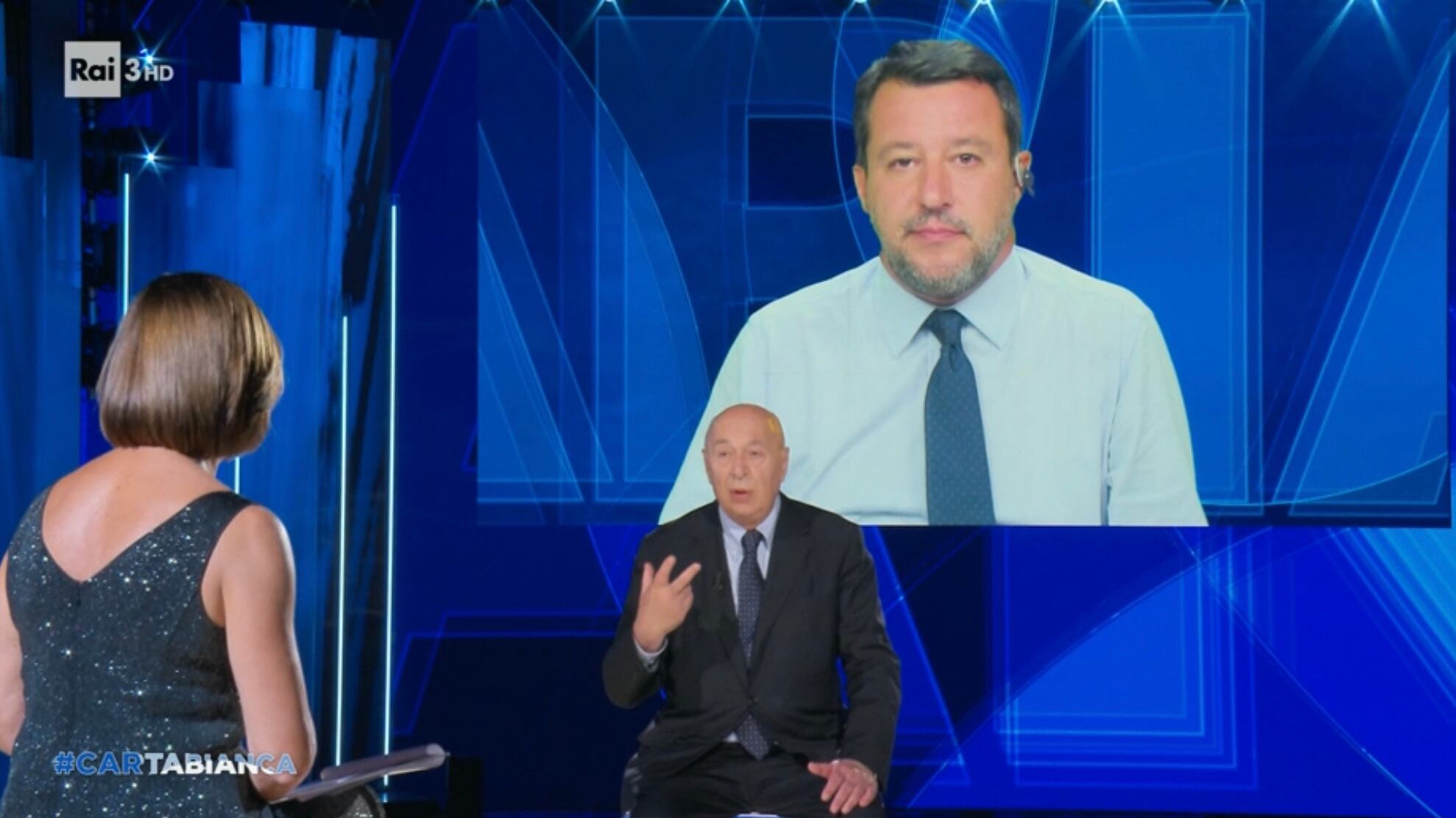 "Non capisco...", "Parlo italiano": scontro di fuoco tra Paolo Mieli e Salvini sul Green pass