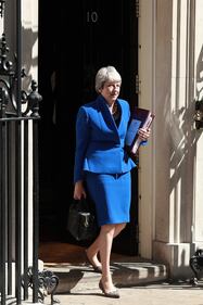 L'ultima volta di Teresa May a Downing Street 6