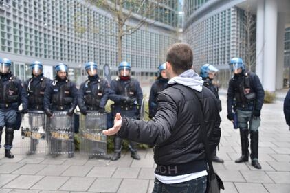 Il movimento dei Forconi in piazza a Milano 3