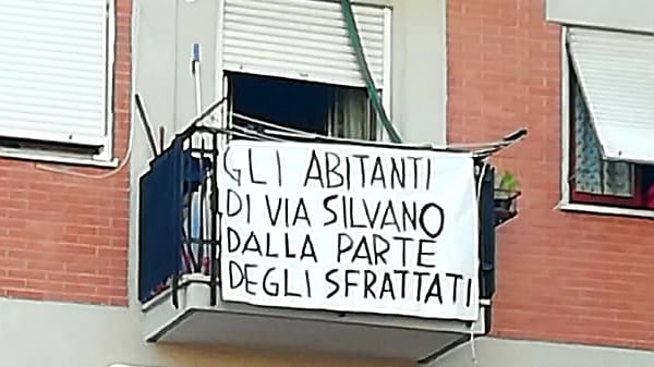 Pietralata, 7 famiglie italiane sotto sfratto. Il quartiere si mobilita per difenderle