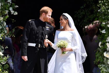 Meghan Markle e il Principe Harry al Royal Wedding 4