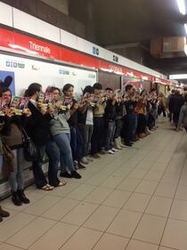 Flash mob per "La febbre del sabato sera" 1