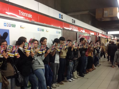 Flash mob per "La febbre del sabato sera"