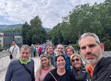 Il viaggio a Sarajevo, le immagini dell'Academy del Giornale 12