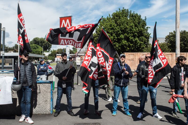 Il corteo di Forza Nuova contro Lucano 7