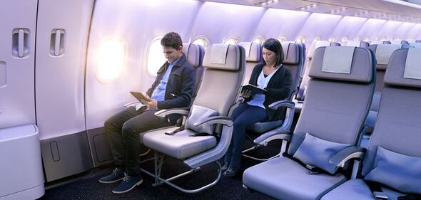 Comodi sui nuovi Airbus: le prime foto della cabina 1