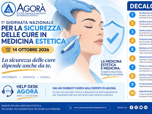 Giornata sicurezza cure in medicina estetica, Cavallini (Agorà): "E' atto medico"