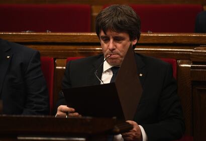 Le fasi del discorso sull'indipendenza di Puigdemont 14