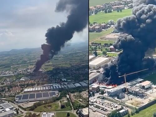 Il rogo poi l'allarme diossina: è allarme a Parma