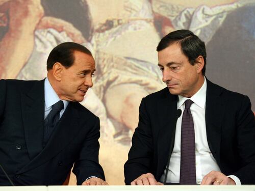 La telefonata tra Berlusconi e Draghi